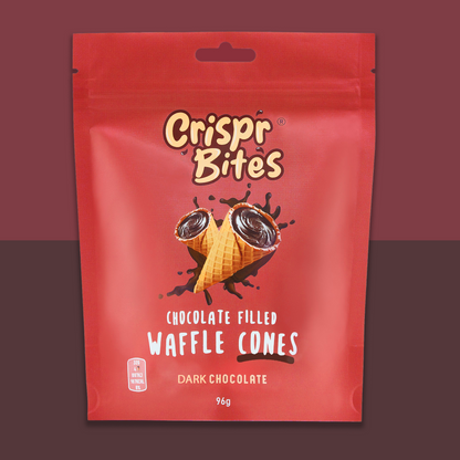 Crispr Bites Chocolate – 10 × 100g Bags (Wholesale Display Case)